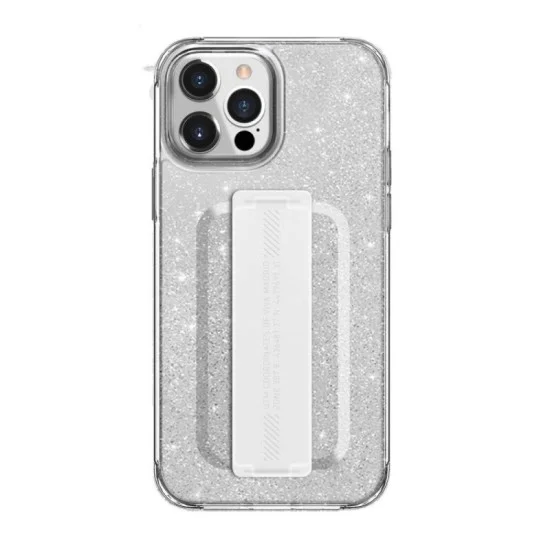 Viva Madrid Loope TPU/PC Clear Case with Extra Silicone Grip Compatible for iPhone 13 Pro